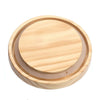 Recipient pentru depozitare cu capac etans, din sticla, Wood Round Tall Natural, 1270 ml, Ø11xH17,6 cm (2)