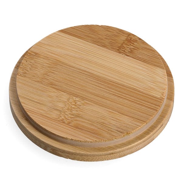 Recipient pentru depozitare, din metal si bambus, Jar Lines, 1000 ml, Ø 10,5xH16,2 cm (6)