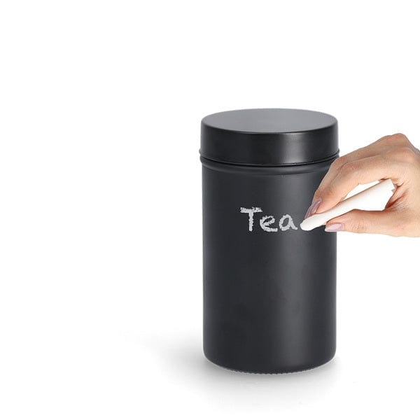 Recipient pentru depozitare, din metal, Storage Medium Negru, 900 ml, Ø10xH17,8 cm (1)