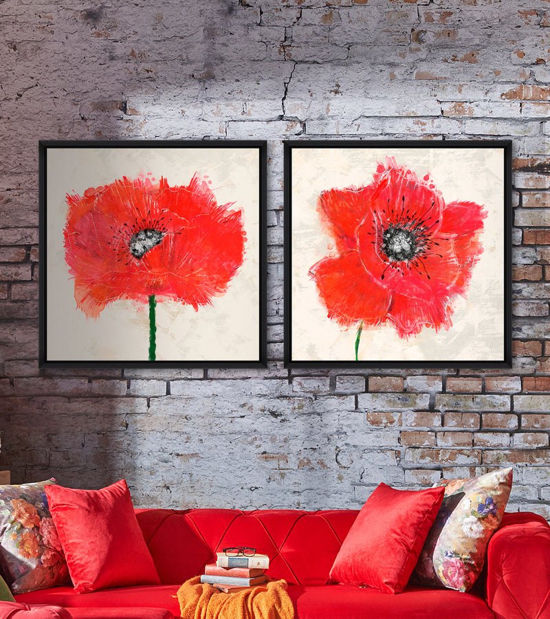 Tablou 2 piese Framed Art Red Explosion (3)