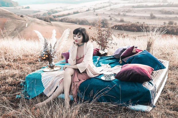 Cadar Saltea Pocket Memory Chocolate, 1200 arcuri individuale