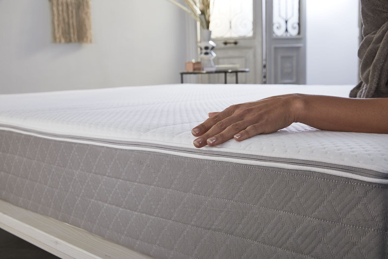 Cadar Saltea Sunset Memory, 20 cm Grosime, 6 cm spuma Memory, Husa Detasabila