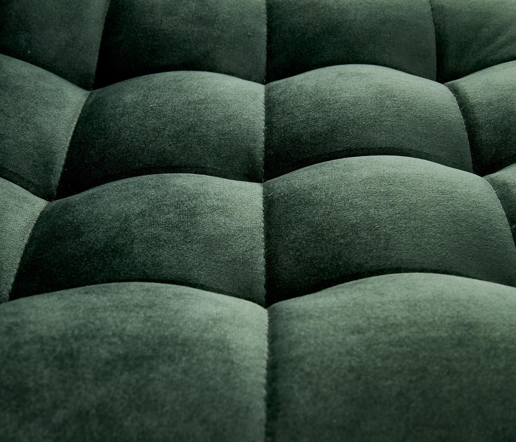 Scaun de bar tapitat cu stofa si picior metalic, Hoku-95 Velvet Verde Inchis / Negru, l43xA44xH84-106 cm (8)