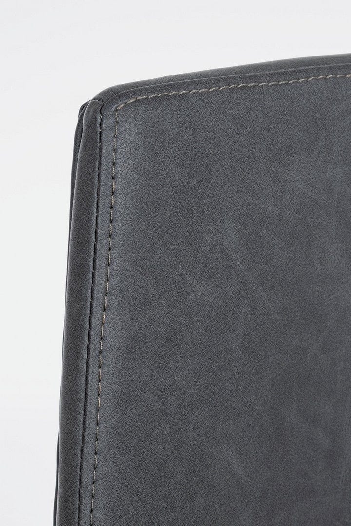 Scaun de birou ergonomic, tapitat cu piele ecologica Jamie Negru, l67xA58xH109-119 cm (5)