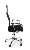 Bizzotto Scaun de birou ergonomic, tapitat cu stofa Dakar Negru, l48xA49xH114-124 cm