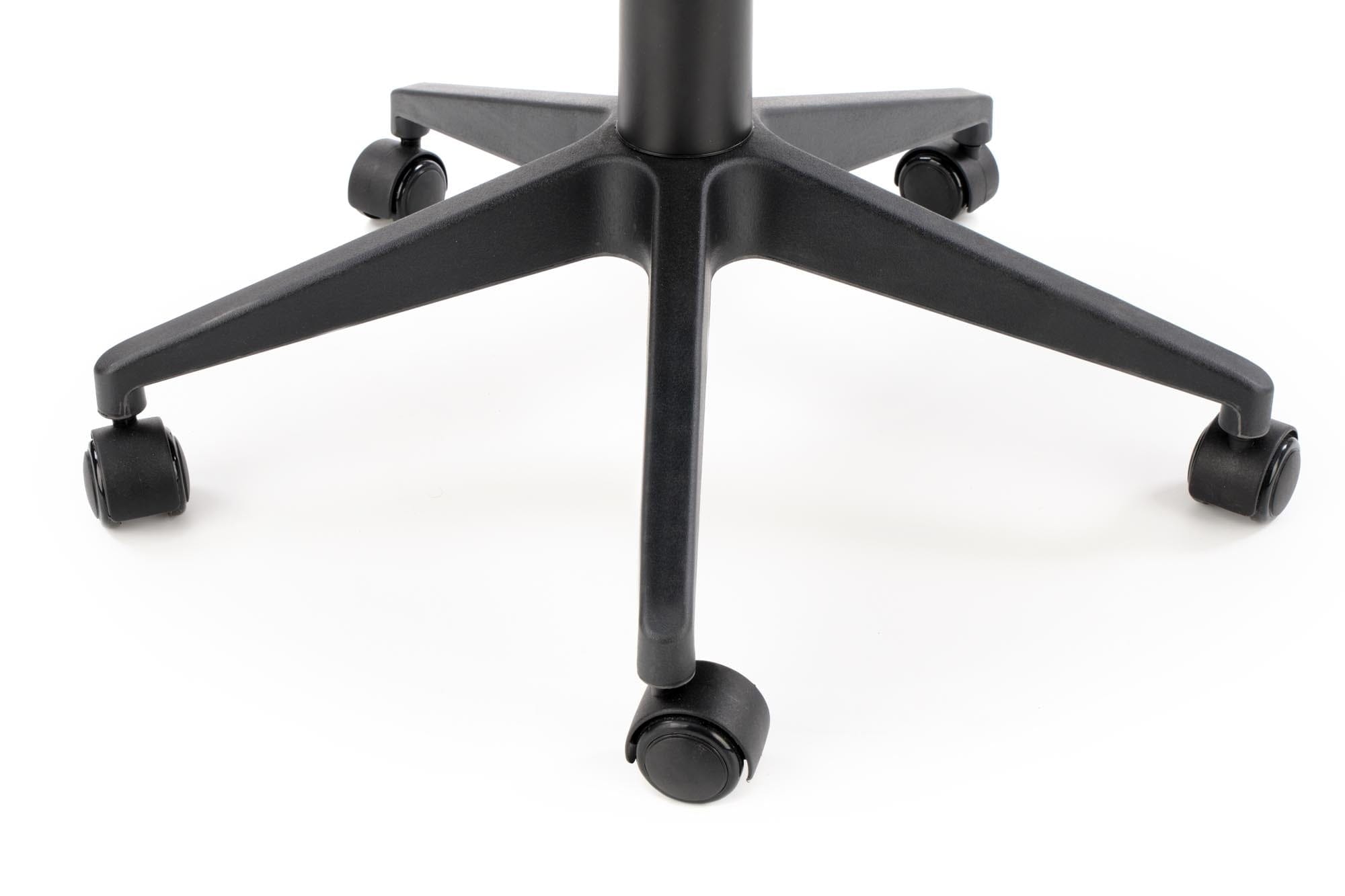 Halmar Scaun de birou ergonomic tapitat cu stofa, Fiberis Gri, l61xA57xH110-120 cm
