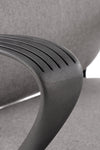 Halmar Scaun de birou ergonomic tapitat cu stofa, Fiberis Gri, l61xA57xH110-120 cm