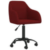 Scaun de birou tapitat cu stofa, Weston Velvet, l53xA51,5xH81-93 cm (6) & VDXL-WESTON