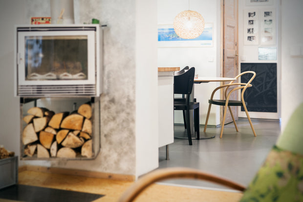 Scaun din lemn de fag 002 Natural / Black, l57xA56xH85 cm (13)