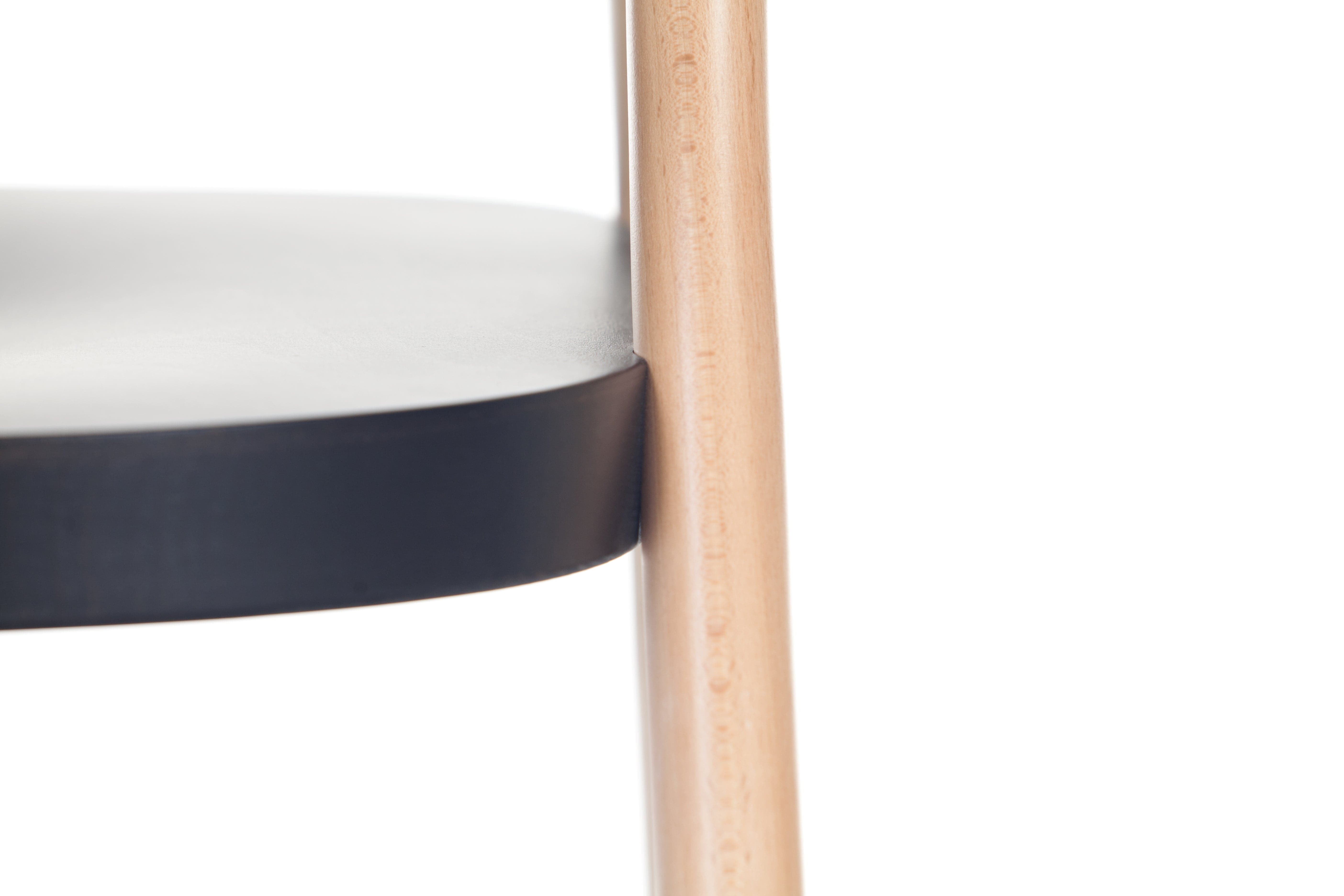 Scaun din lemn de fag 002 Natural / Black, l57xA56xH85 cm (14)