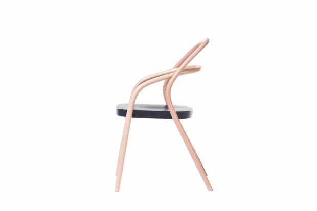 Scaun din lemn de fag 002 Natural / Black, l57xA56xH85 cm (15)