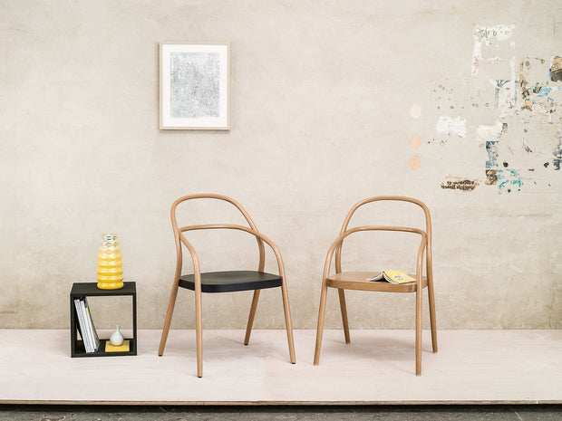 Scaun din lemn de fag 002 Natural / Black, l57xA56xH85 cm (16)