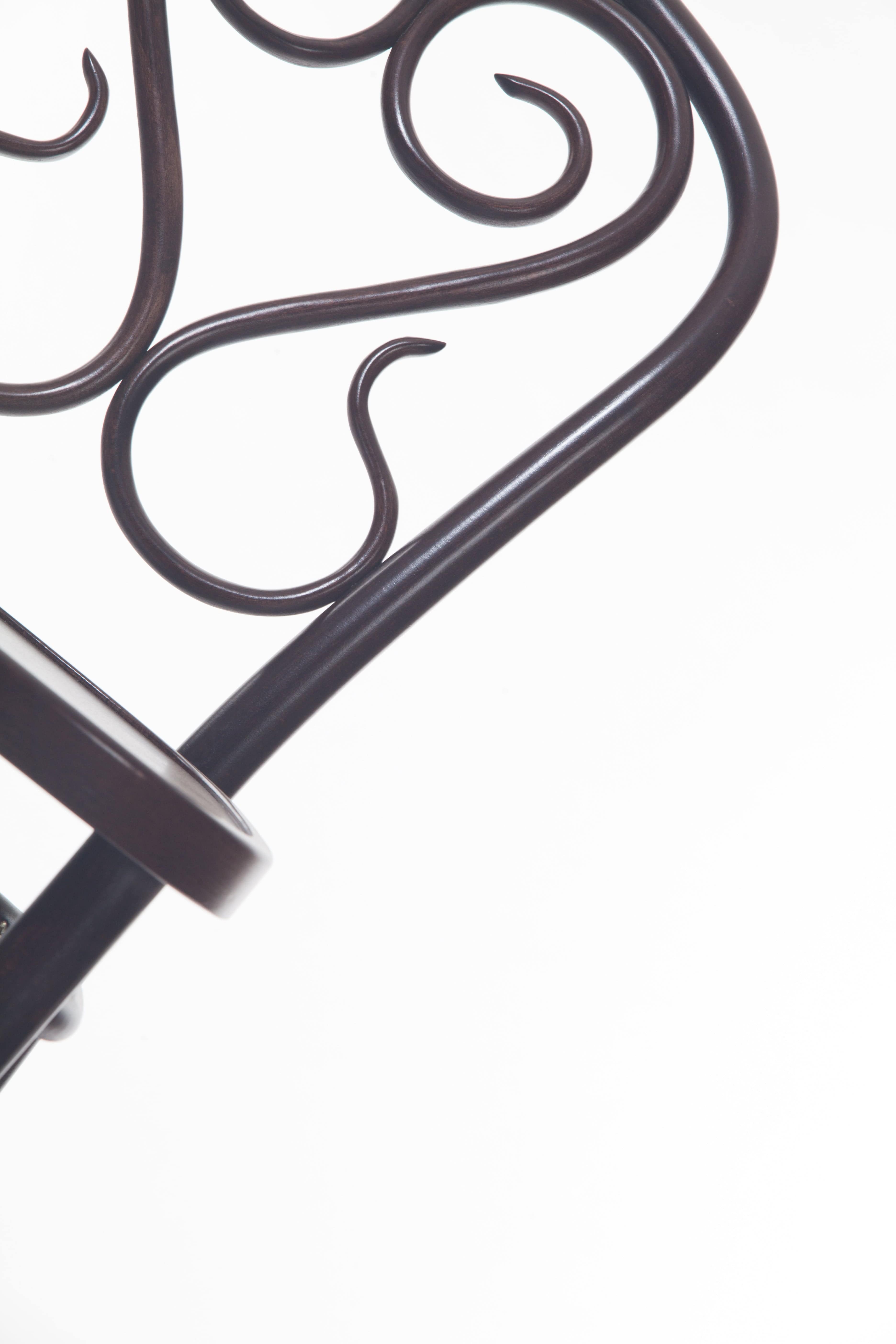 Scaun din lemn de fag Classic 04 Wenge, l41xA55xH87 cm (2)