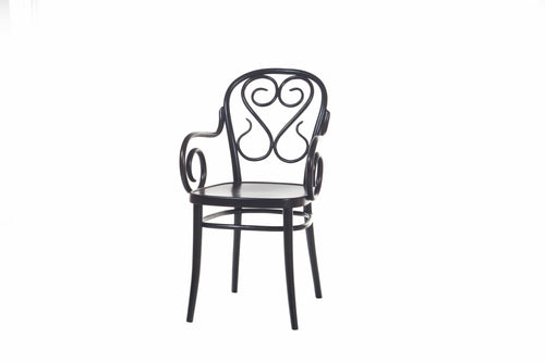 Scaun din lemn de fag Classic 04 Wenge, l51,5xA59xH87 cm