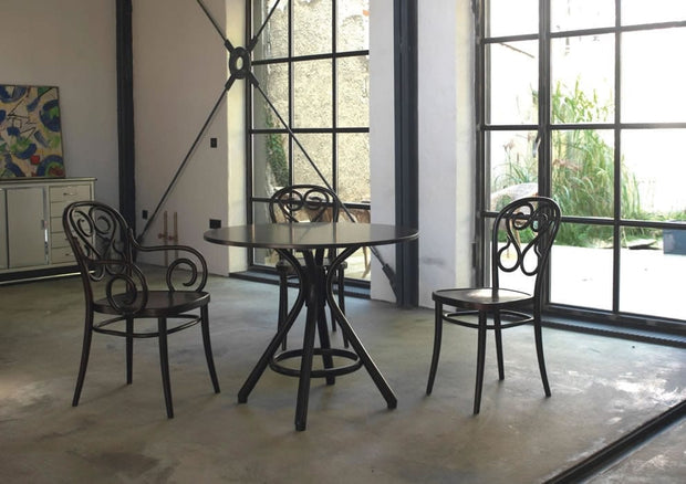 Scaun din lemn de fag Classic 04 Wenge, l51,5xA59xH87 cm (7)