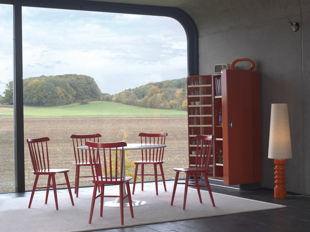 Scaun din lemn de fag Ironica Red, l44xA47,5xH84,5 cm (6)