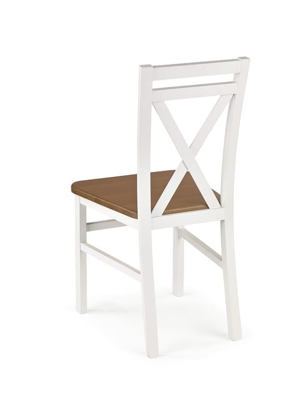 Halmar Scaun din lemn de fag si MDF Darien White / Alder, l44,5xA49xH90 cm