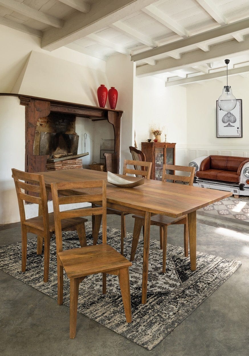 Scaun din lemn de mango, Emira Natural, l46xA52xH90 cm (1)