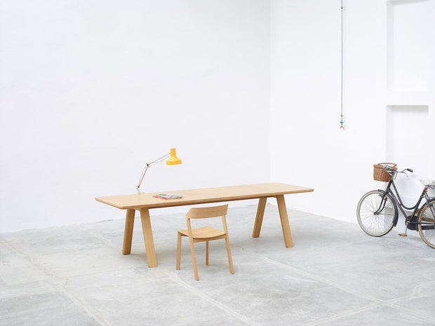 Scaun din lemn de stejar Merano II Natural, l43,6xA42xH79 cm (9)