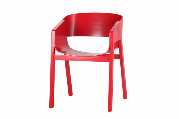 Scaun din lemn de stejar Merano Red, l47,5xA39xH78 cm