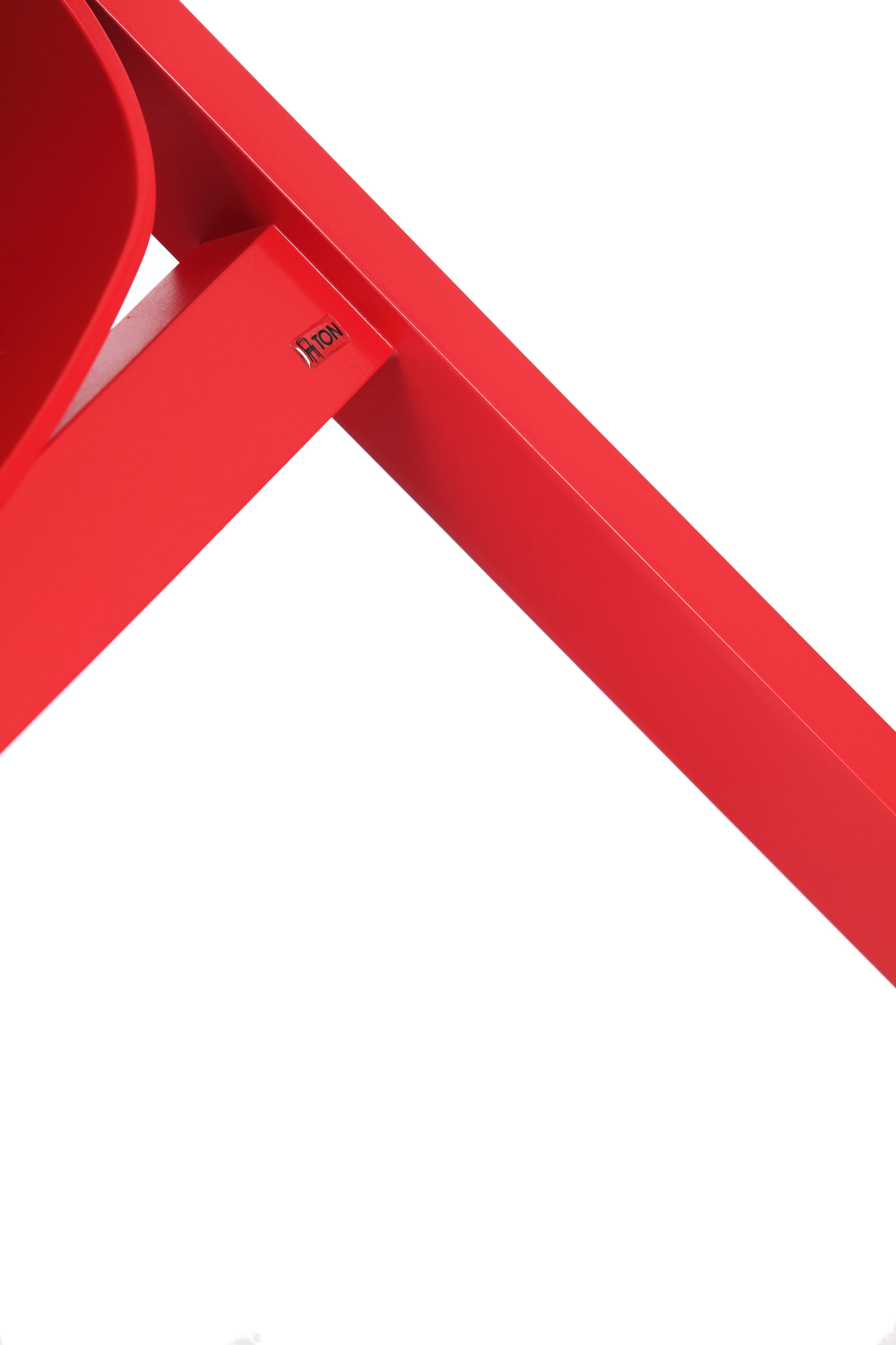 Scaun din lemn de stejar Merano Red, l47,5xA39xH78 cm (3)