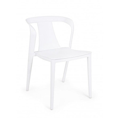 Scaun din plastic Alyssa Alb, l53xA51,5xH78 cm