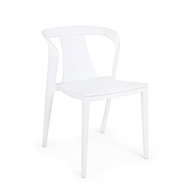 Scaun din plastic Alyssa Alb, l53xA51,5xH78 cm