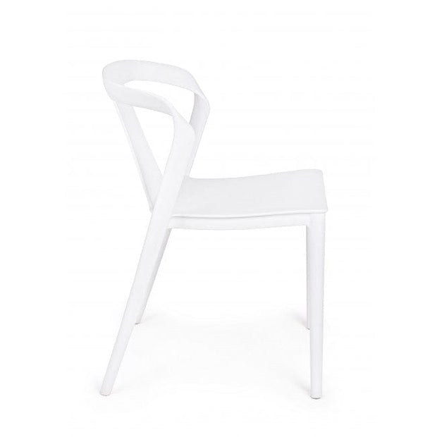 Scaun din plastic Alyssa Alb, l53xA51,5xH78 cm (3)