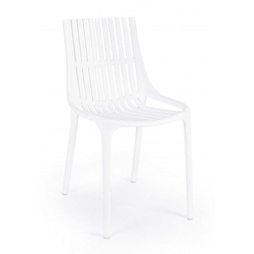Scaun din plastic Cassandra Alb, l55xA46xH81 cm