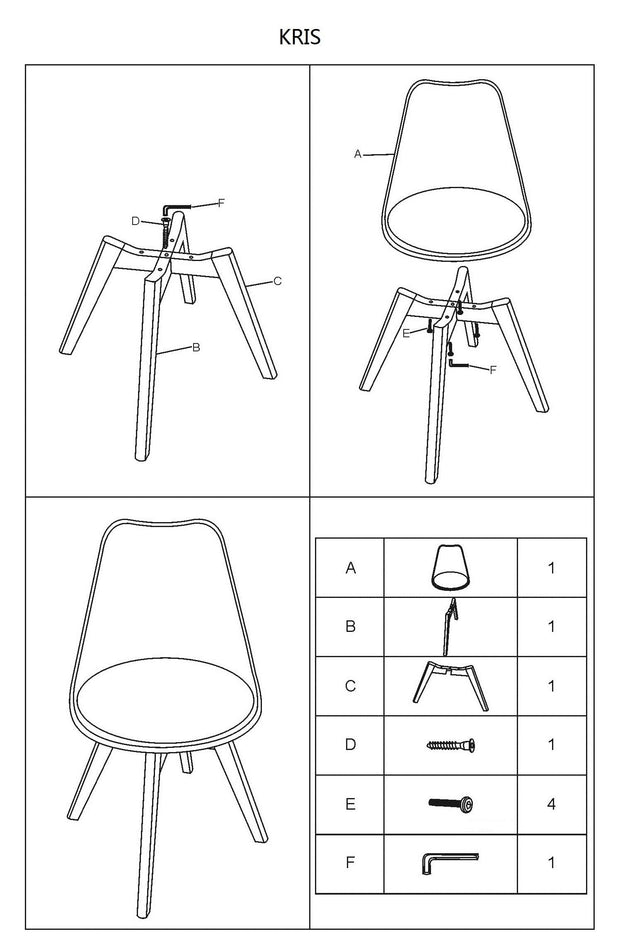 Signal Scaun din plastic cu sezut tapitat cu piele ecologica si picioare din lemn, Kristopher Teal / Fag, l49xA41xH83 cm