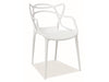 Signal Scaun din plastic, Tobey Alb, l53xA55xH81 cm