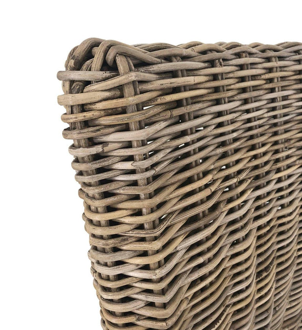 Scaun din ratan cu picioare de lemn, Fox Bleached Natural, l45xA50xH100 cm (4)