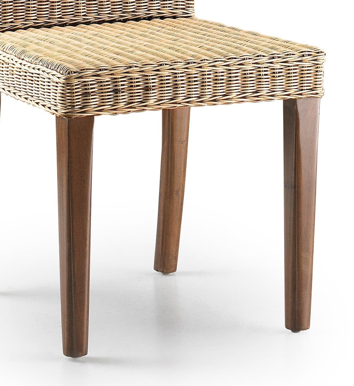 Scaun din ratan cu picioare de lemn, Fox Monica Natural, l45xA47xH100 cm (1)