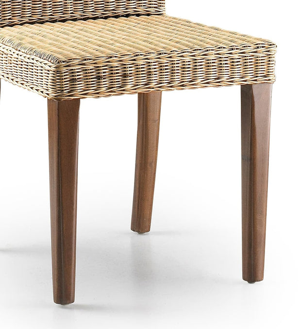 Scaun din ratan cu picioare de lemn, Fox Monica Natural, l45xA47xH100 cm (1)