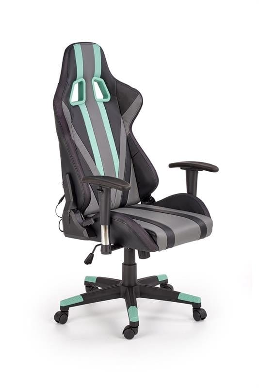 Halmar Scaun gaming tapitat cu piele ecologica Factis Multicolor, l68xA69xH121-131 cm