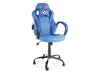 Signal Scaun gaming tapitat cu piele ecologica, Ivan Albastru, l62xA48xH109-119 cm