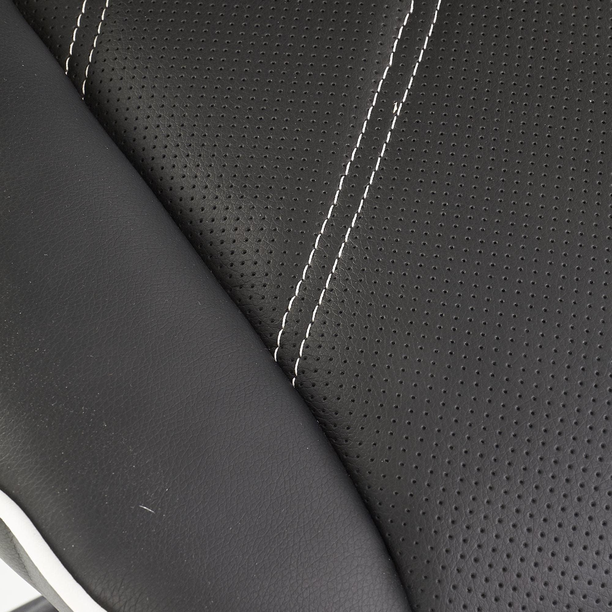 Halmar Scaun gaming, tapitat cu piele ecologica Ranvir Negru / Alb, l67xA72xH116-125 cm