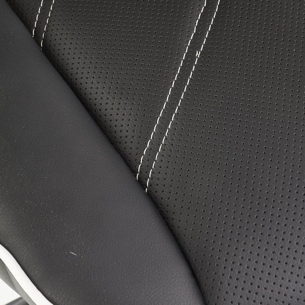 Halmar Scaun gaming, tapitat cu piele ecologica Ranvir Negru / Alb, l67xA72xH116-125 cm