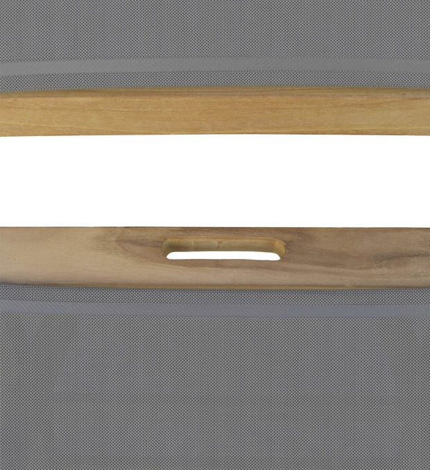 Scaun pliabil pentru gradina / terasa, din lemn, Screen Arm Natural / Gri, l55xA60xH90 cm (6)