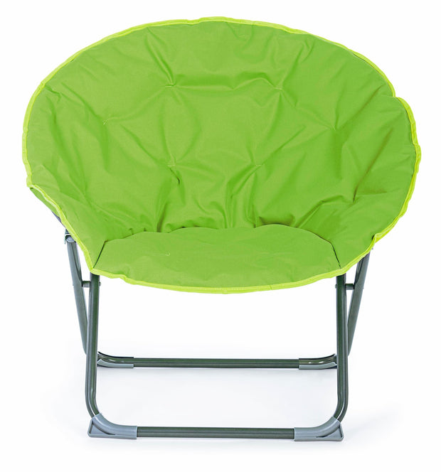 Scaun pliabil pentru gradina / terasa, din metal si material textil, Luna Lime, l65xA75xH80 cm (1)