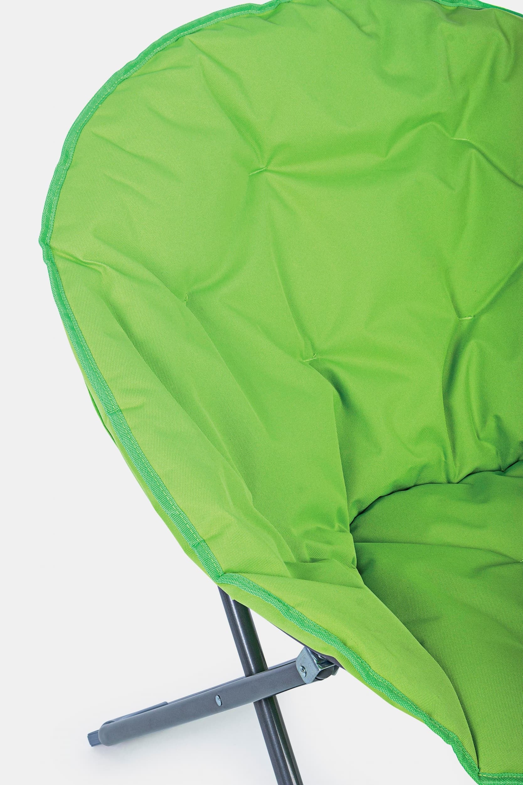 Scaun pliabil pentru gradina / terasa, din metal si material textil, Luna Lime, l65xA75xH80 cm (4)