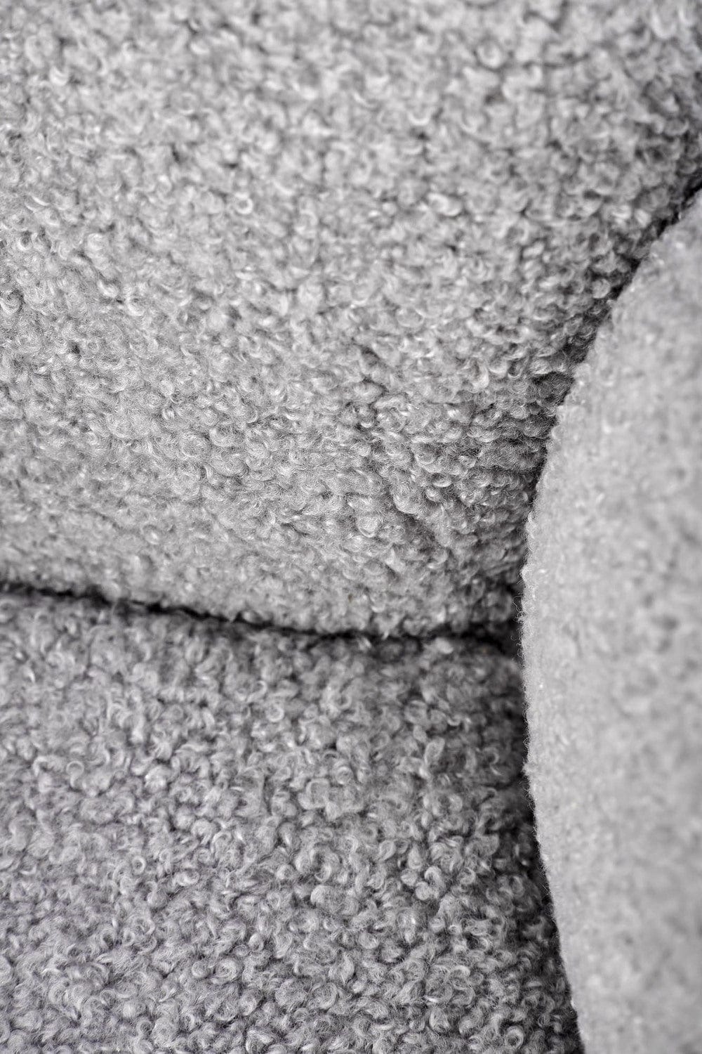 Halmar Scaun rotativ tapitat cu stofa boucle si picioare metalice, Kai-498 Gri / Negru, l64xA63xH90 cm