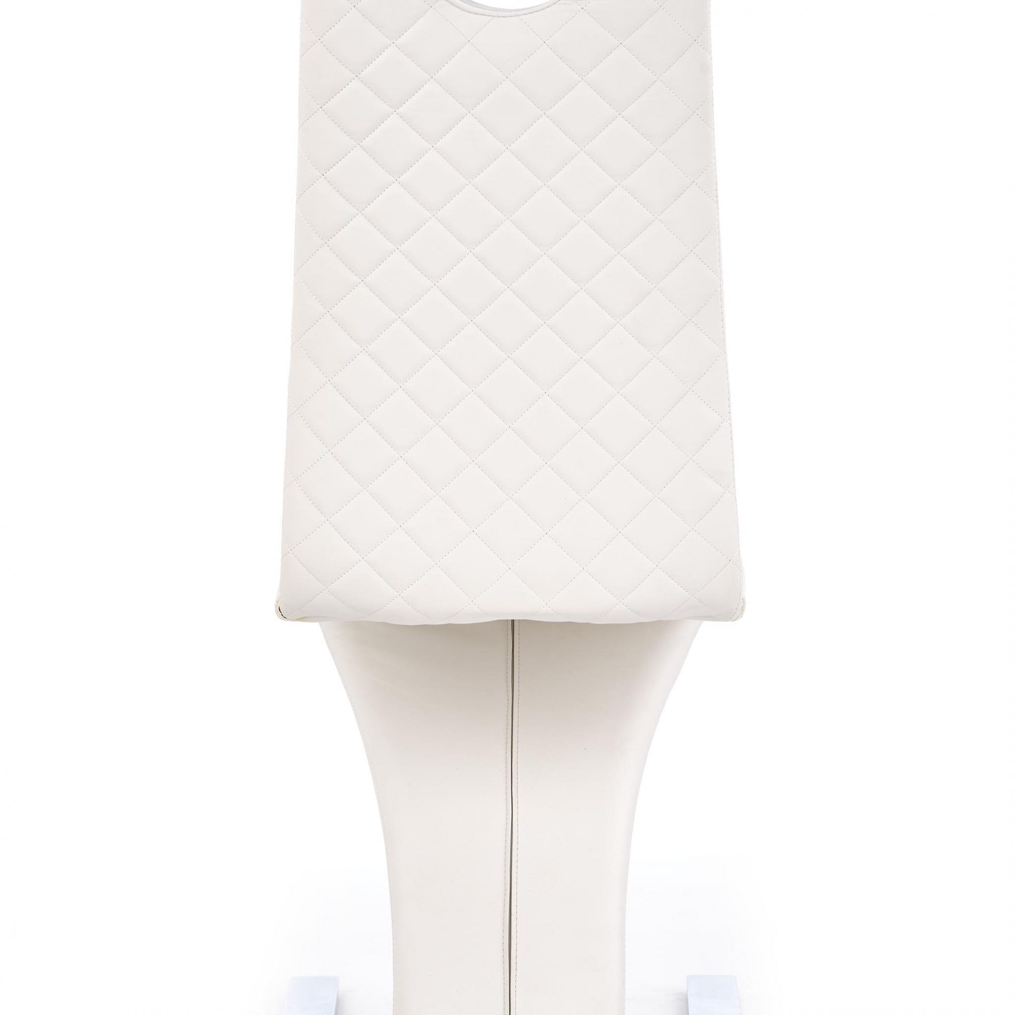 Halmar Scaun tapitat cu piele ecologica, Kai-291 Alb, l45xA63xH101 cm