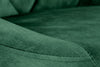 Scaun de bar tapitat cu stofa si picior metalic, Hoku-101 Velvet Verde Inchis / Negru, l47xA45xH84-106 cm (6)