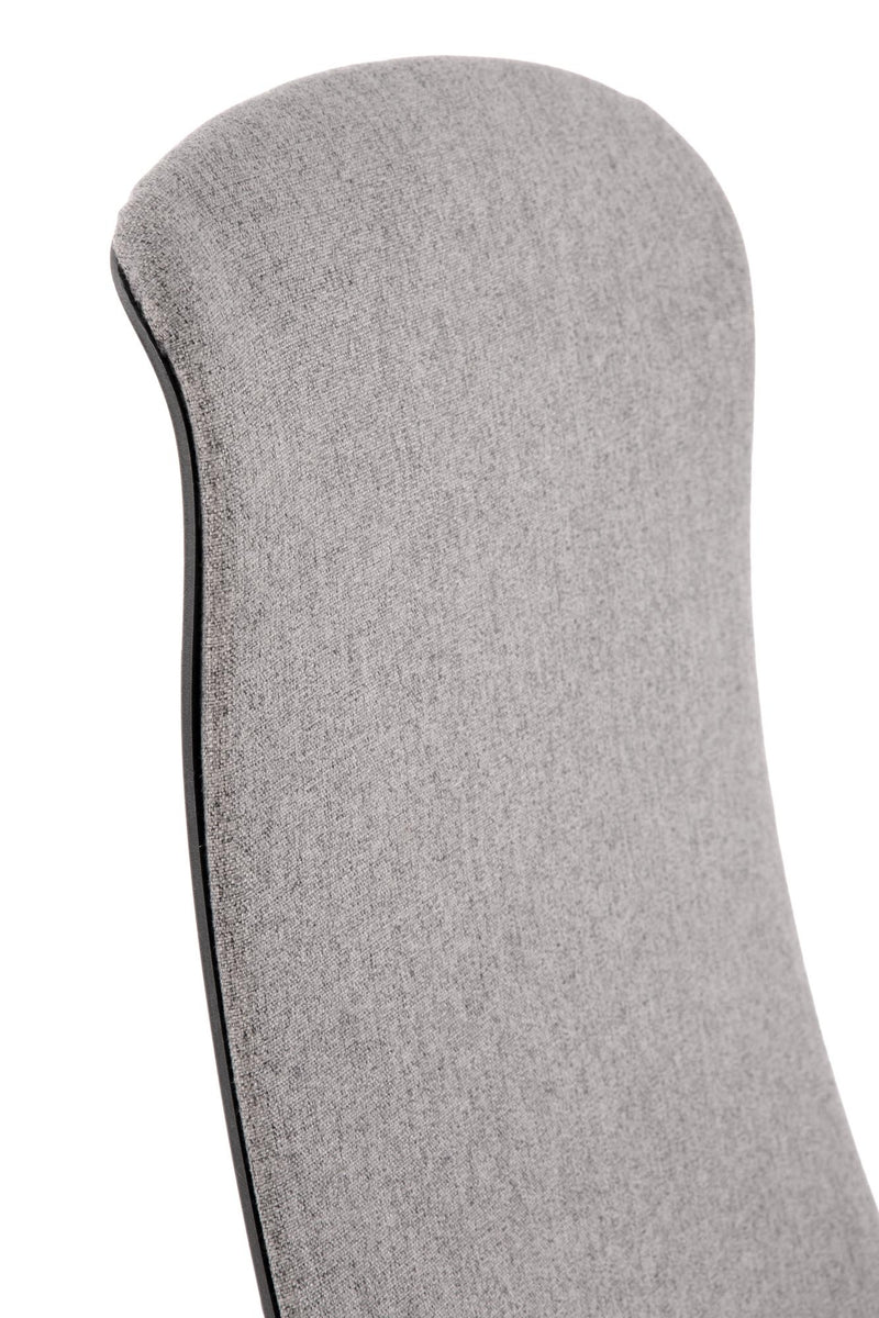 Scaun de birou ergonomic tapitat cu stofa, Fiberis Gri, l61xA57xH110-120 cm (10)