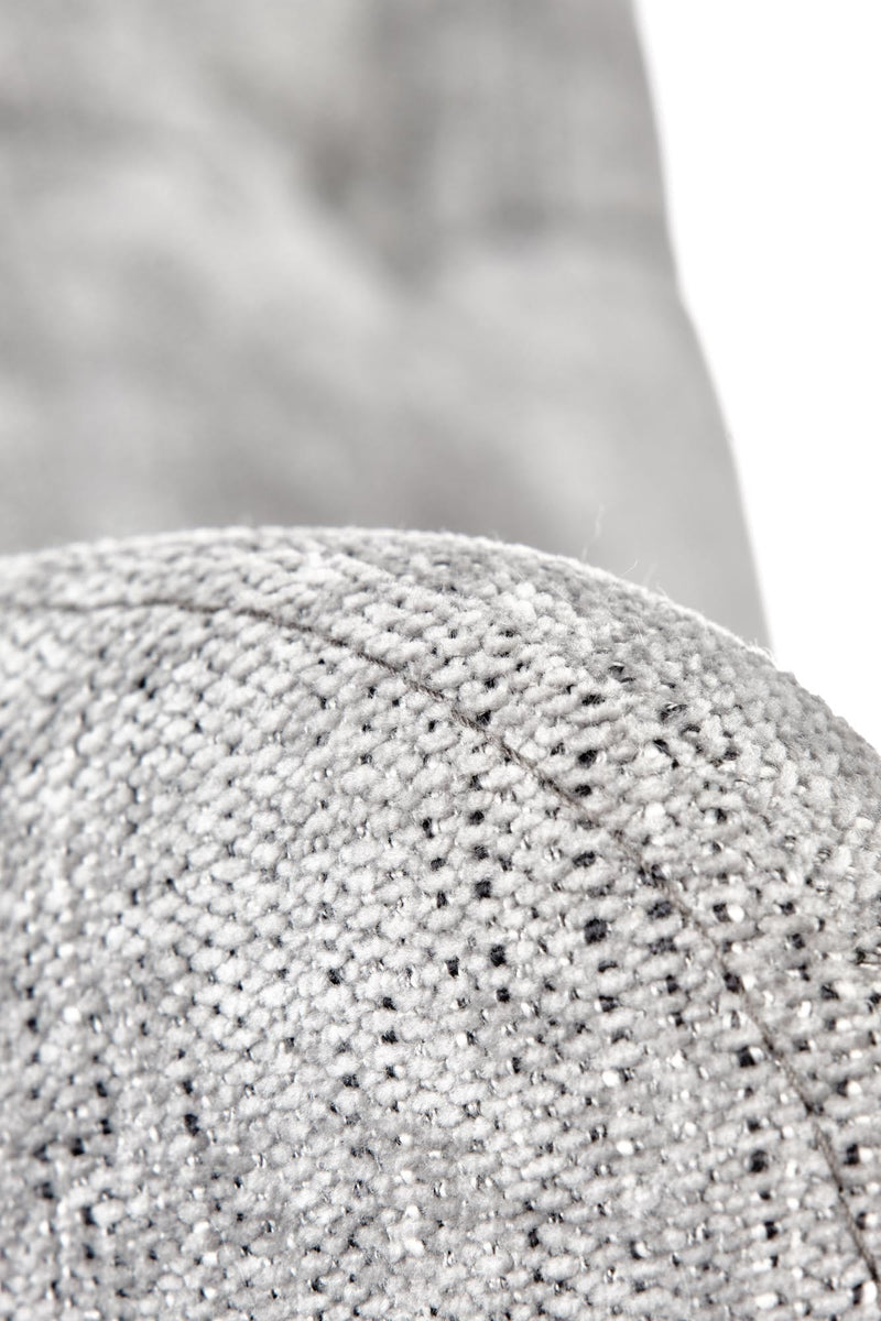 Scaun de birou ergonomic tapitat cu stofa, Florante Gri Deschis / Negru, l59xA70xH92-102 cm (8)