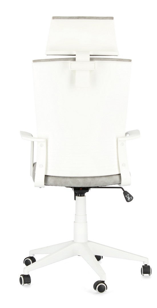 Scaun de birou ergonomic, tapitat cu stofa Gordon Gri, l64,5xA57,5xH121-131 cm (3)