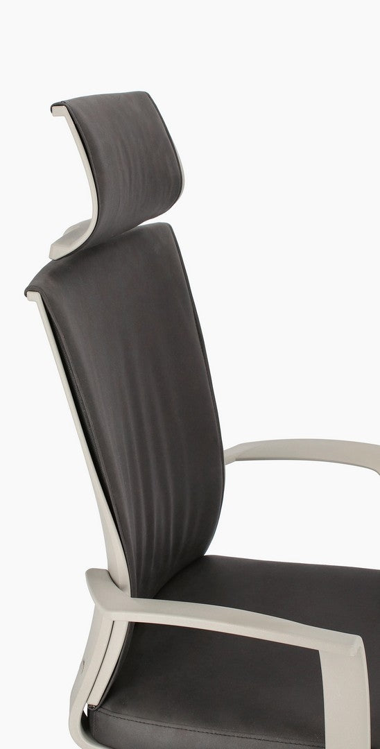 Scaun de birou ergonomic, tapitat cu stofa Gordon Negru, l64,5xA57,5xH121-131 cm (4)