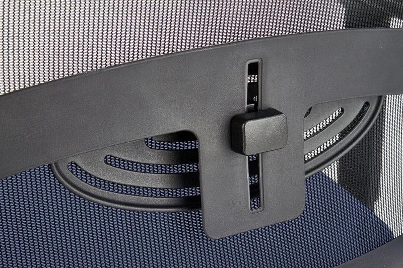 Scaun de birou ergonomic tapitat cu stofa, Giovani Albastru / Negru, l71xA68xH106-119 cm (8)