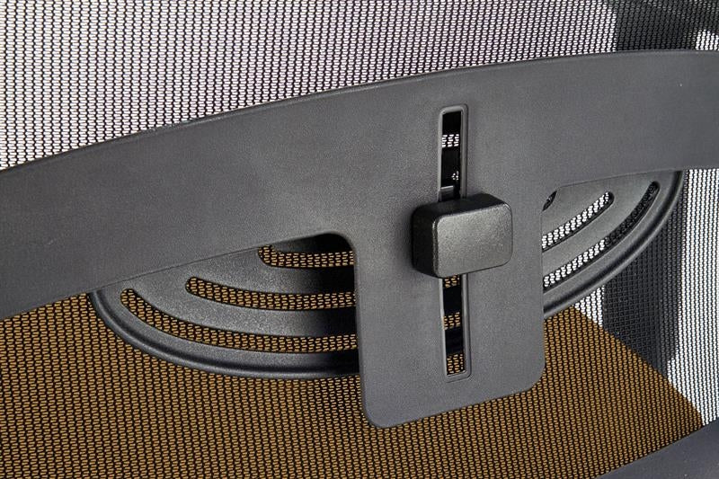 Scaun de birou ergonomic tapitat cu stofa, Giovani Mustariu / Negru, l71xA68xH106-119 cm (6)